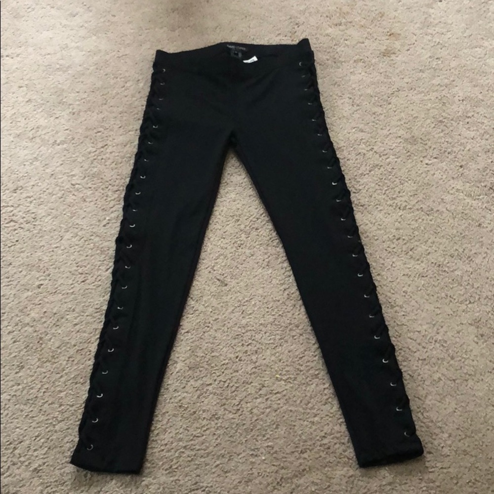 David Lerner New York black spandex dress pants
